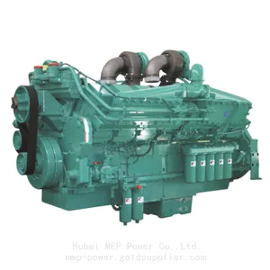 Diesel Electric Generator Set 1500 kw Power by Engine KTA50-G15 Cummins Silent Genset 1.5 Mw thumbnail-1