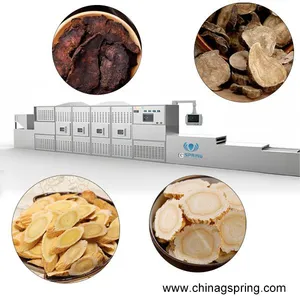 Continuous Tunnel Microwave Dryer for Herbal and Pharmaceutical Industry Drying and Sterilization thumbnail-3