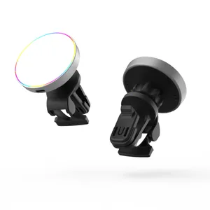 OEM Qi2 Wireless Car Charger 15W Air Vent Gravity Phone Holder Compatible for Iphone for Samsung All Qi Devices Factory Price thumbnail-2