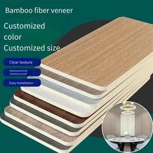 Customizable Bamboo and Wood Fiber Environmentally-friendly Paint-free Wood Decorative Panels, 1.22m Wide Solid Boards thumbnail-1