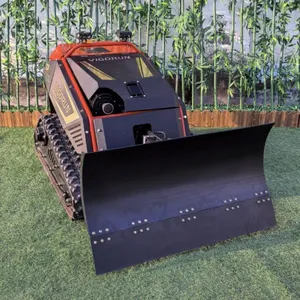 RC Snow Plow Snow Removal Machine 1000mm Width 18Kw Gasoline Engine RC Tool Carrier for Yard and Road Snow Cleaning thumbnail-1