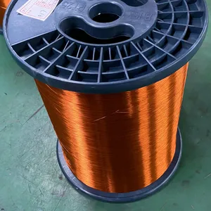 Magnet Wire Diameter 0.55mm Brown Color Enameled Round Aluminum Wire With UL Certificated for Motors and Coils Price Per kg thumbnail-4