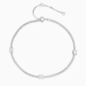 Shining Star Jewelry 925 Pure Silver Plated Rhodium Tennis Bracelet Wholesale thumbnail-3