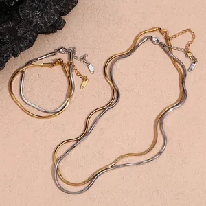 OEM 316L Stainless Steel Necklace Pendant Chain – 18K Vacuum PVD Plated, Low MOQ Factory Direct thumbnail-2
