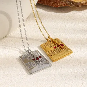 Factory Direct Stainless Steel Necklace 1 Year Warranty We Provide Free Custom Packaging and Labeling Service thumbnail-3