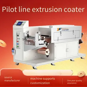 Floor-standing Multi-functional Roll Coating Applicator, Film Coating Extrusion, Micro-concave Continuous Coating Lithium Electrode Sheet Roll Coating Applicator thumbnail-1