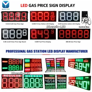 Hot Sale Gas Price Full Color Display Diesel Fuel Oil Petrol LED Board Panel Display Screen for Gas Station thumbnail-4
