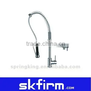 Home Water Tap Brass Pull Out Kitchen Faucet thumbnail-1