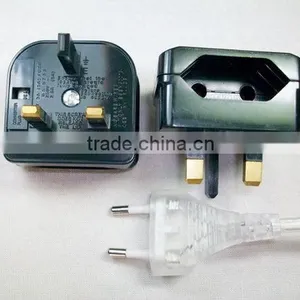 Reliable Design CE ROHS BSI Approved UK HK Ireland Malaysia Jordan Type G to EU Schuko Type C Plug Travel Adapter Converter thumbnail-4