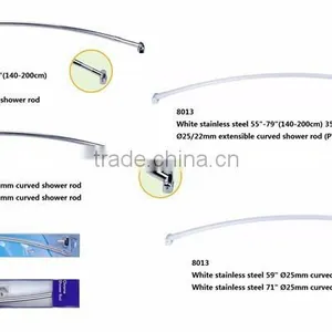 Shower Curtain Rod Stainless Steel Shower Rod (8013-1) thumbnail-1