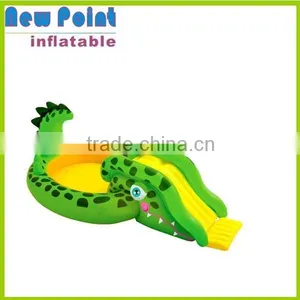 Crocodile Inflatable Round Swimming Pool Toy for Fun thumbnail-1