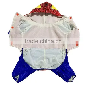 Wholesale Spring and Early Autumn Spider Dog Clothes Raincoat With Inner Mesh Fabric thumbnail-5
