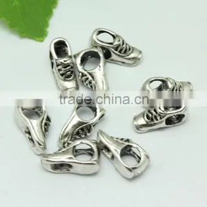 Wholesale 2015 New Style Sport Shoes Shape DIY Anti-silver Creative Bracelets Accessories Metal Zinc Alloy Beads With Holes thumbnail-6