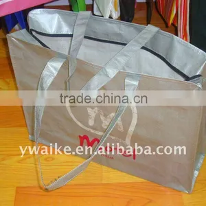 PP Woven Shopping Bag With Zipper Closure thumbnail-1