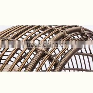 Creative Nest Clubhouse Pool Rattan Round Chaise Lounge Chair Lounge For Garden thumbnail-5