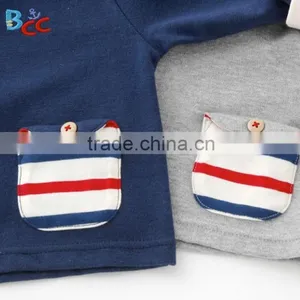 2016 Japanese Wholesale Products Cute Baby Boy Cardigan Outfits Infant Wear Children Garment Toddlers Kids Clothing thumbnail-5