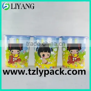 Heat Transfer, Heat Transfer Film for Plastic, Iml, Trash Bin, Cute Girl, Same Series thumbnail-1