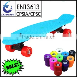 Pro Plastic Pastel Mini Cruiser Skateboard With EN13613, CPSIA, CPSC thumbnail-3