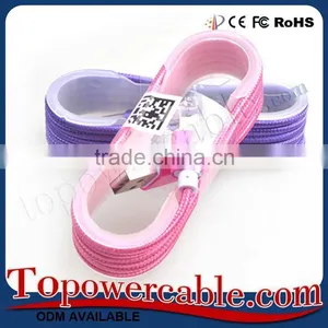 Colorful Nylon Braid Micro Usb 2.0 Data Cable Usb Port Data Transfer Cable For Computer For Lg K7 For Sony Phone thumbnail-4