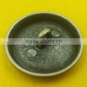 25mm Metal Shank Button in Anti-Silver Color --- MJ1168 thumbnail-3