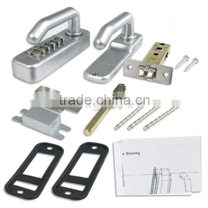 Digital-Safe-Password-Keyless-Mechanical-Lock-Satin-Chrome-Weather-Resistant thumbnail-5