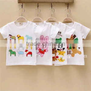 Cheap Wholesale Cotton Kids t Shirt Printing White t Shirt thumbnail-1