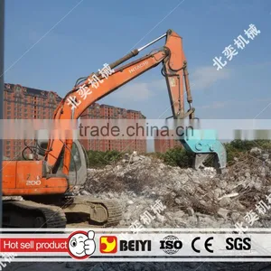 BEIYI Excavator Hydraulic Pulverizer Attachments Use for Demolition and Recycling thumbnail-5