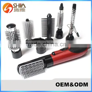 Plastic Bristle Multi-functional Magic Hot Air Styler Roller Brush Pro Salon Hair Dryer Comb And Hair Straightener Factory Quality Choice thumbnail-1