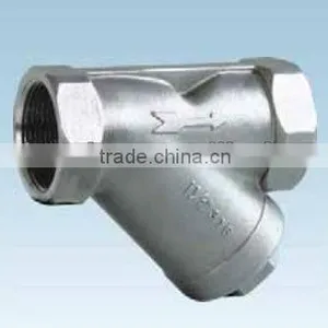 PN40 1-1/2" CF8M/CF8 Y-Spring Check Valve C501 Investment Casting thumbnail-1