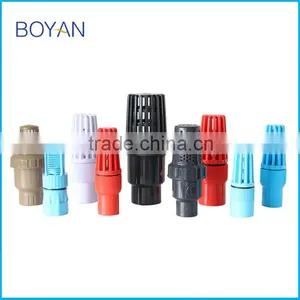 China Suppliers BOYAN Taizhou HuangYan Plastic PVC Plastic Price Foot Valve thumbnail-6