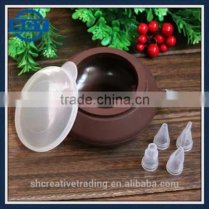 Silicone Macaron Mold Pot Baking Decorating Pen Pastry Cream Cake Nozzle Tool thumbnail-2