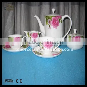 15pcs Fine Bone China Tea Set thumbnail-1
