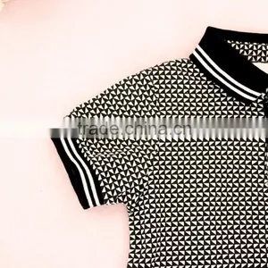 BSCI Passed Factory Top Quality Popular Design Custom Printing Logo Baby Polo Neck T Shirt thumbnail-3