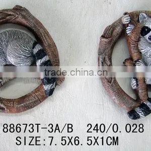 Polyresin Leopard Cat Magnet thumbnail-1