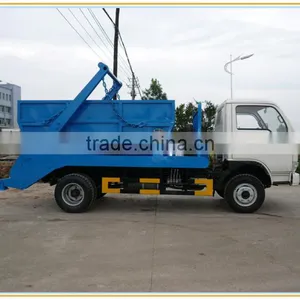 Dongfeng Skip Garbage Truck With Bins thumbnail-1