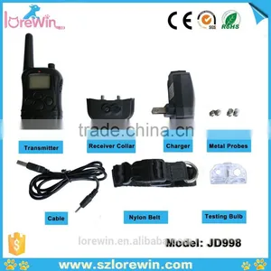 2016 Rechargeable Waterproof Dog Training Electronic Collar With Remote Control thumbnail-2
