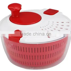 2016 Hot Selling Food Contact Safe Plastic Salad Tools Salad Spinner Salad Dryer With Slicer and Blade thumbnail-5