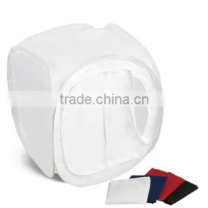 Flexible 80*80CM Photo Studio Shooting Tent Light Softbox Cube Box Kit + 4 Backdrops Quality Choice thumbnail-6