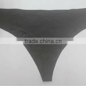 Seamless Young Girl One Piece Jaquard Underwear Panties Model thumbnail-2