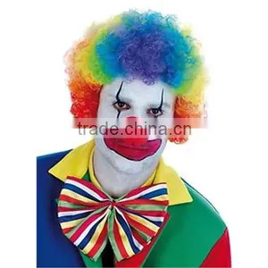 Affordable Afro Clown Hair Football Fan Adult Child Costume Curly Wig UR thumbnail-1