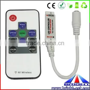 Mini RF Remote Control Single Color Strip Light Led Controller Sunrise Sunset Dimmer thumbnail-1
