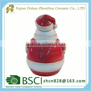 Mini Santa Claus Ceramic Kitchen Canister thumbnail-3