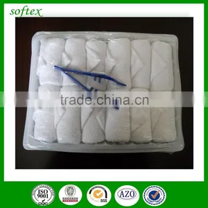 Disposable 100% Cotton Terry Hot Serving Tray Airline Towel thumbnail-1