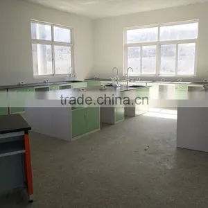 Steel Lab Furniture Steel Corner Table With Table Top thumbnail-5