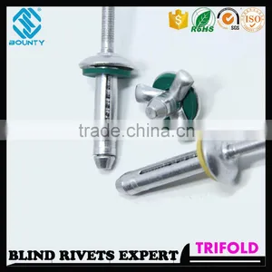 HIGH QUALITY FACTORY ALUMINUM TRI-FOLD RIVETS FOR GLASS CURTAIN WALL thumbnail-2