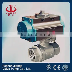 Two-piece Type Pneumatic Actuator Mounted Ball Valve thumbnail-1