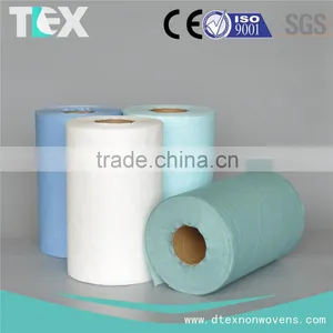 [D-TEX] PP Spunlace Roll for Heavy Duty Industrial Wiper Clean thumbnail-1