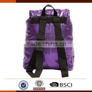Fashion Sequin School Backpack Bag for Girls thumbnail-3