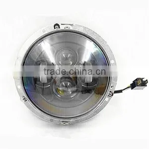 7" Motorcycle Chrome Daymaker Headlight Extension Trim Ring Bracket For Harley (Fits: Harley) thumbnail-4