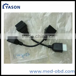 OBD 16P FEMALE OBD2 Cable for Honda 5pin J1962f OBD2 Adapter thumbnail-1